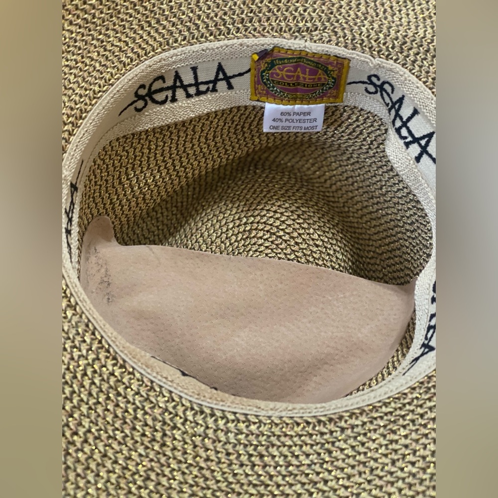 Scala Beige Wide Brim Hat - Picture 3 of 3